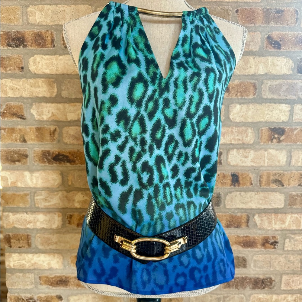 NWOT Marciano Guess leopard dress top XS S